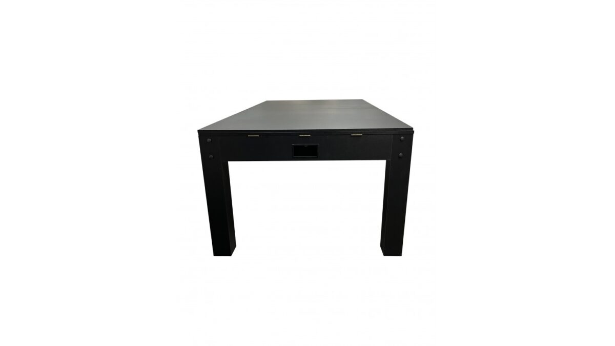 Table à Manger 7ft Multijeux 3-en-1: Billard, Air Hockey et Ping Pong Noir - Transformable pour Repas Conviviaux – Image 15