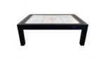 Table à Manger 7ft Multijeux 3-en-1: Billard, Air Hockey et Ping Pong Noir - Transformable pour Repas Conviviaux – Image 9