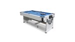TABLE MULTI JEUX 7FT BILLARD AIR HOCKEY PING PONG BLANC – Image 3