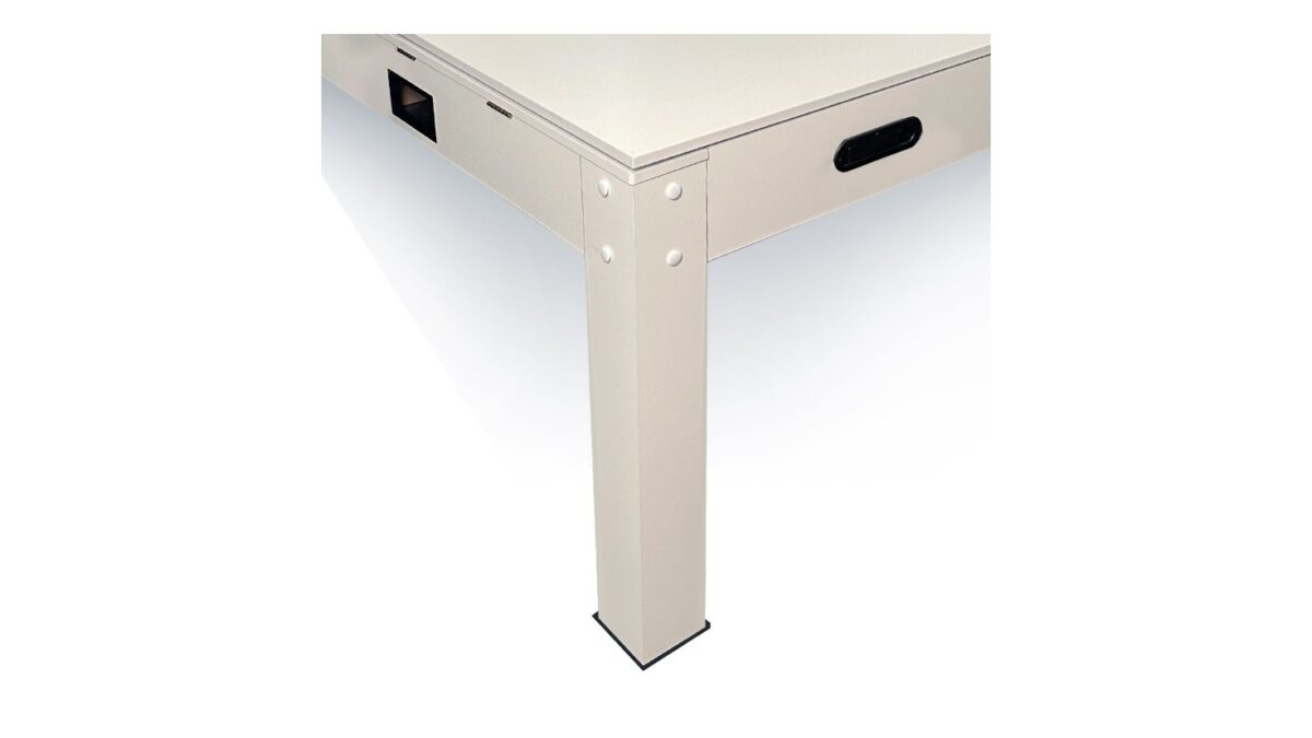 Table multifonction blanche 7FT : Billard, Hockey sur air, Ping Pong et Table à manger – Image 15