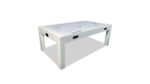 Table multifonction blanche 7FT : Billard, Hockey sur air, Ping Pong et Table à manger – Image 4