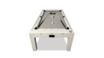 Table multifonction blanche 7FT : Billard, Hockey sur air, Ping Pong et Table à manger – Image 8